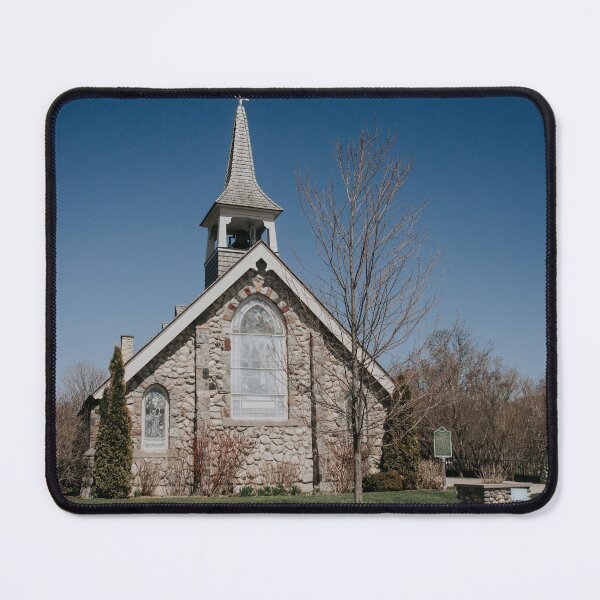 Item preview, Little Stone Church on Mackinac Island  designed and sold by LindsayVTravels.