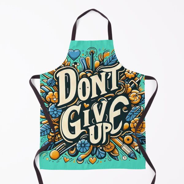 Item preview, Don't give up, typography designed and sold by maxmaj.