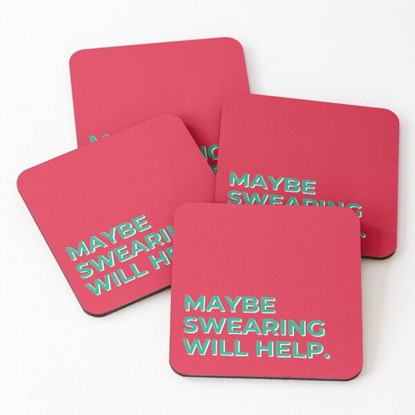 Item preview, Maybe Swearing Will Help. designed and sold by coffeebrewdesgn.