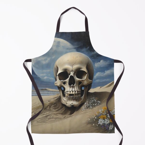 Item preview, Skull at the sand sea designed and sold by JLFInspArt.