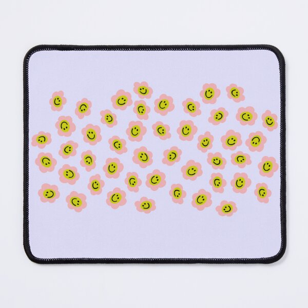 Item preview, Happy Face Flowers - Purple Background  designed and sold by The Abysmall.