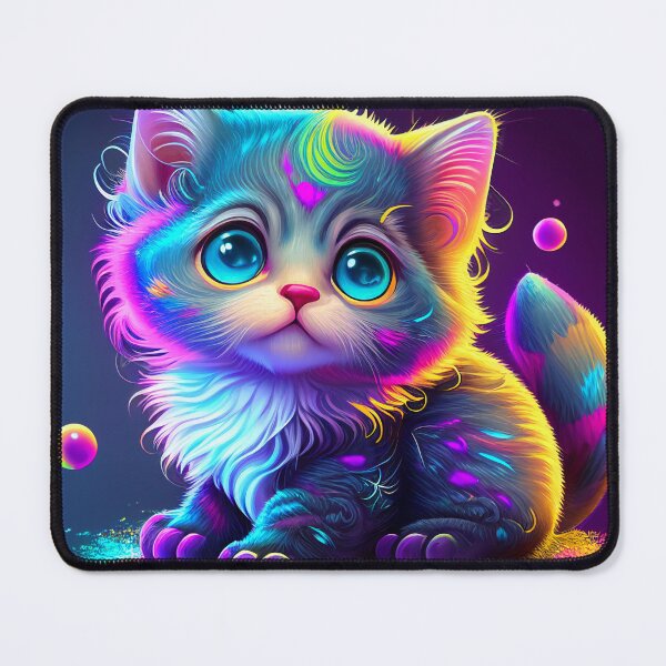 Item preview, Colorful Kitten Creation: Cute Cat Paints a Vibrant and Playful Picture designed and sold by Neeanee.