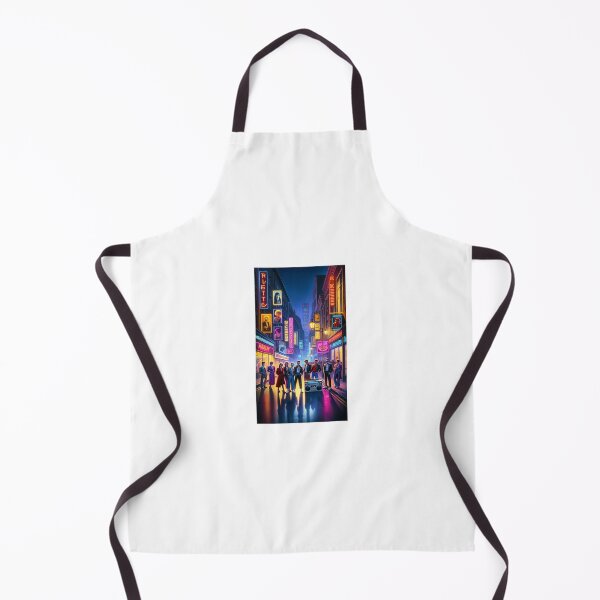 Item preview, Neon Nostalgia Nightscape designed and sold by DreamAlongArt.