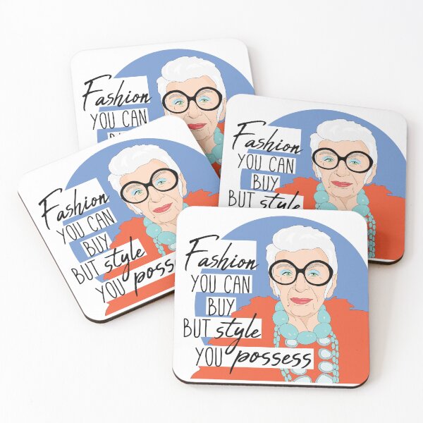 Item preview, Iris Apfel Fashion You Can Buy But Style You Possess Quote designed and sold by sszampetti.