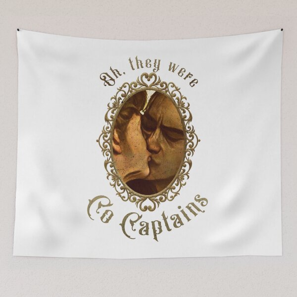 Item preview, Oh They Were Co Captains OFMD Kiss Fanart designed and sold by Gromidez.