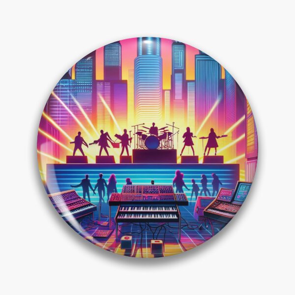 Item preview, Synth City Rhapsody designed and sold by DreamAlongArt.
