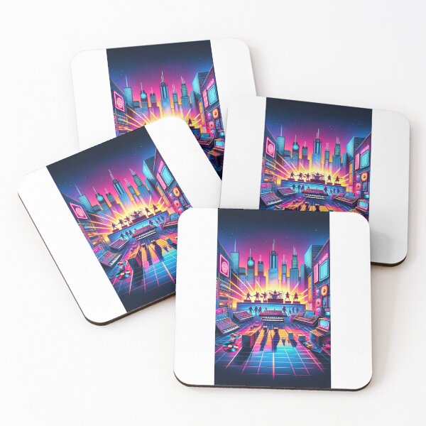 Item preview, Synth City Rhapsody designed and sold by DreamAlongArt.
