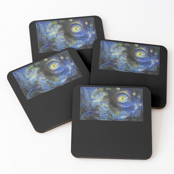 Item preview, A Beholder from Baldur's Gate in Starry Night Style Classic  designed and sold by Travismit.
