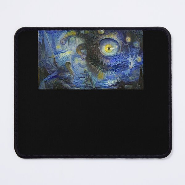 Item preview, A Beholder from Baldur's Gate in Starry Night Style Classic designed and sold by Travismit.