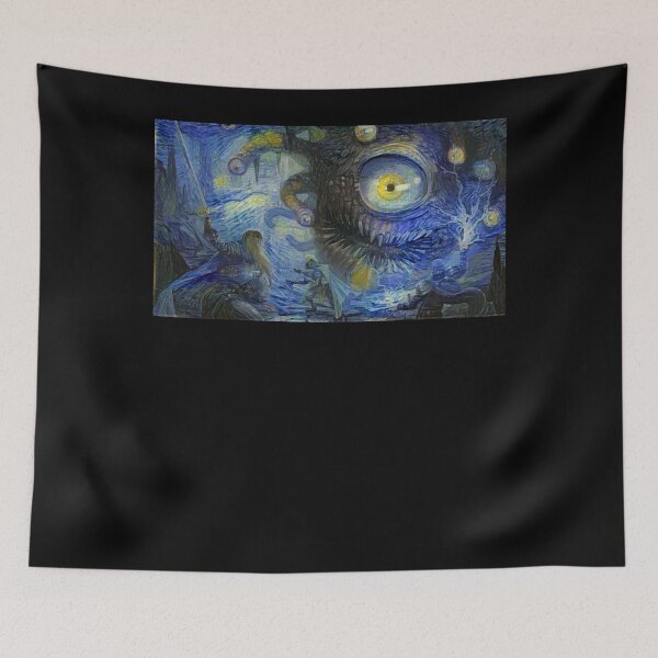 Item preview, A Beholder from Baldur's Gate in Starry Night Style Classic  designed and sold by Travismit.