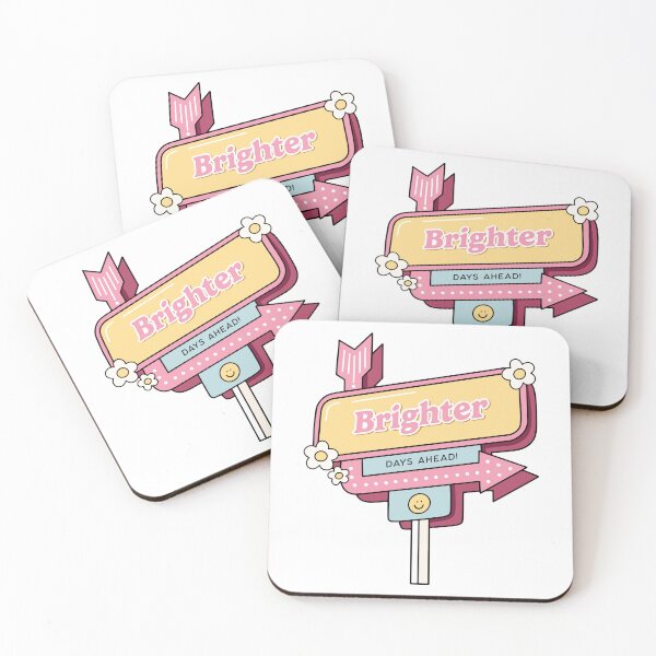Item preview, Brighter Days Ahead - Motel Sign designed and sold by PinkSundayArt.