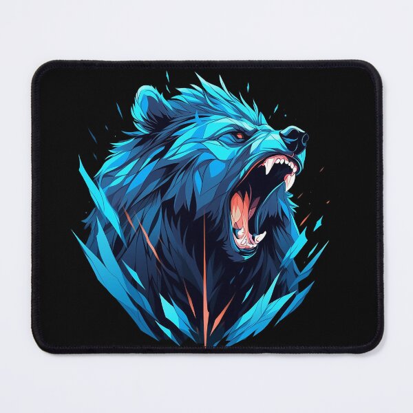 Item preview, wild bear head designed and sold by skateras.