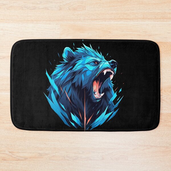 Item preview, wild bear head designed and sold by skateras.