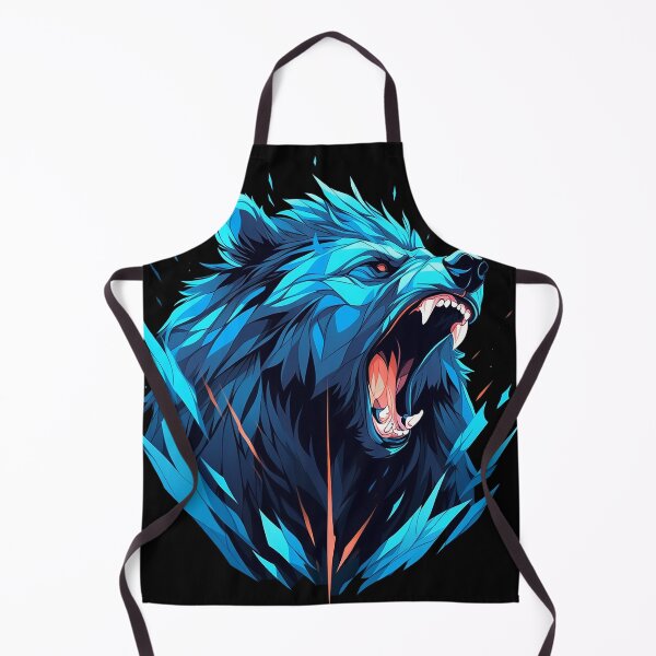 Item preview, wild bear head designed and sold by skateras.