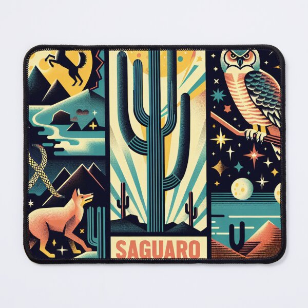 Item preview, Saguaro National Park Night Wildlife designed and sold by HippieFarms11.