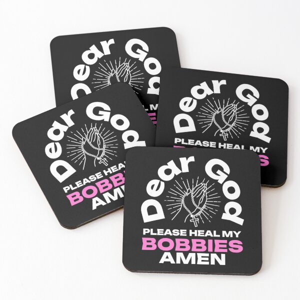 Item preview, Dear God Please Heal My Boobies with Rosary Beads, Heal my Breast Cancer designed and sold by Monique Prince.