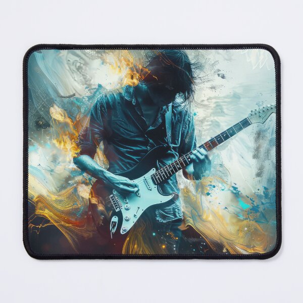 Item preview, The Oil Paint Guitarist designed and sold by MarksMusicMerch.