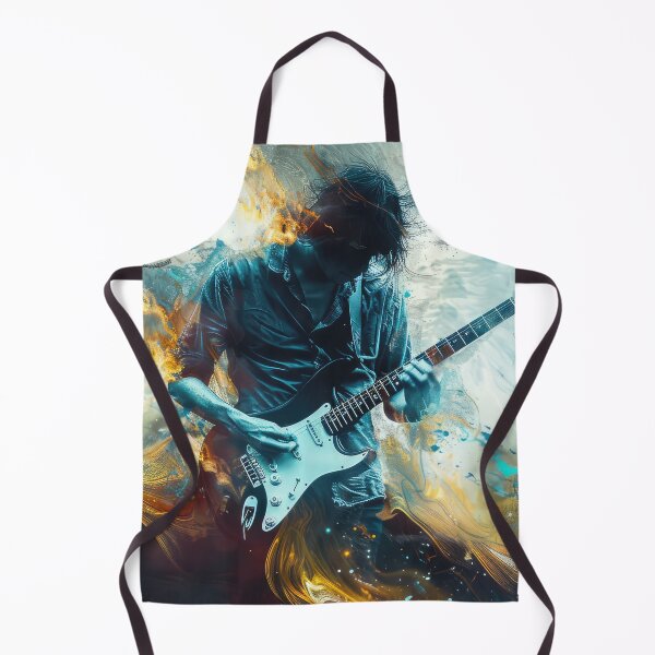 Item preview, The Oil Paint Guitarist designed and sold by MarksMusicMerch.
