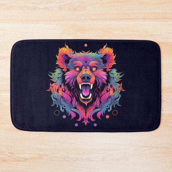 Item preview, angry bear head designed and sold by skateras.