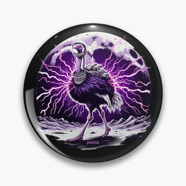 Item preview, $NOSS Ostrich Moon Landing Mission designed and sold by zzz888.