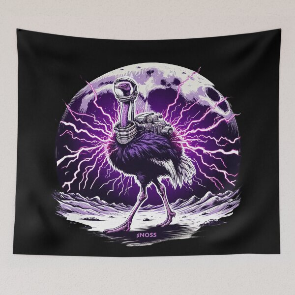 Item preview, $NOSS Ostrich Moon Landing Mission designed and sold by zzz888.