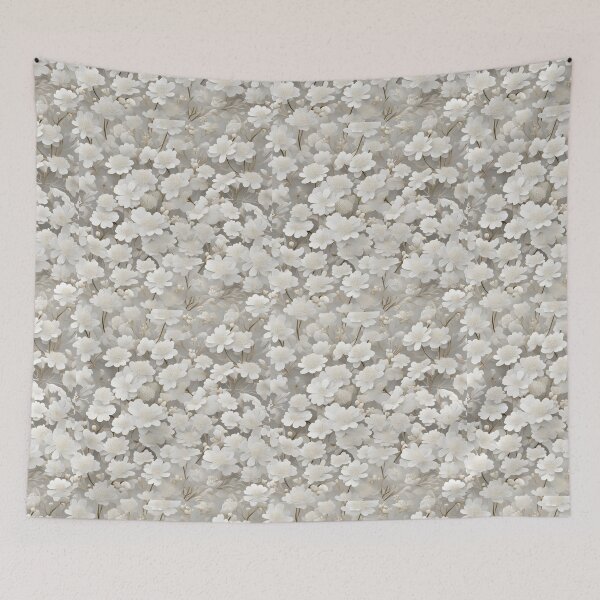 Item preview, White Yarrow Pattern designed and sold by HOMETOWN86.