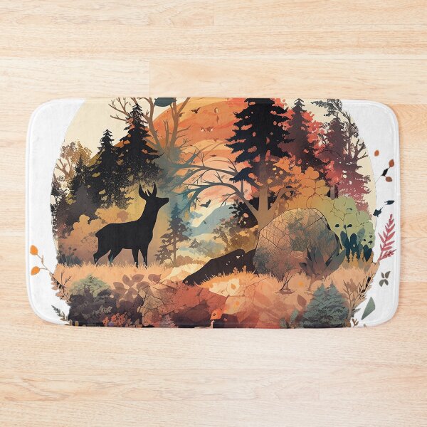 Item preview, deer in forest designed and sold by skateras.