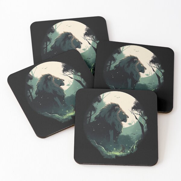 Item preview, lion face wild animal designed and sold by skateras.