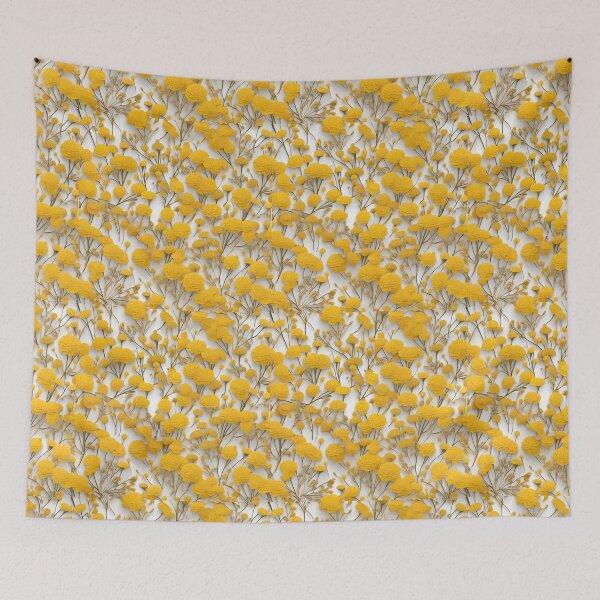 Item preview, Yellow Yarrow Pattern designed and sold by HOMETOWN86.