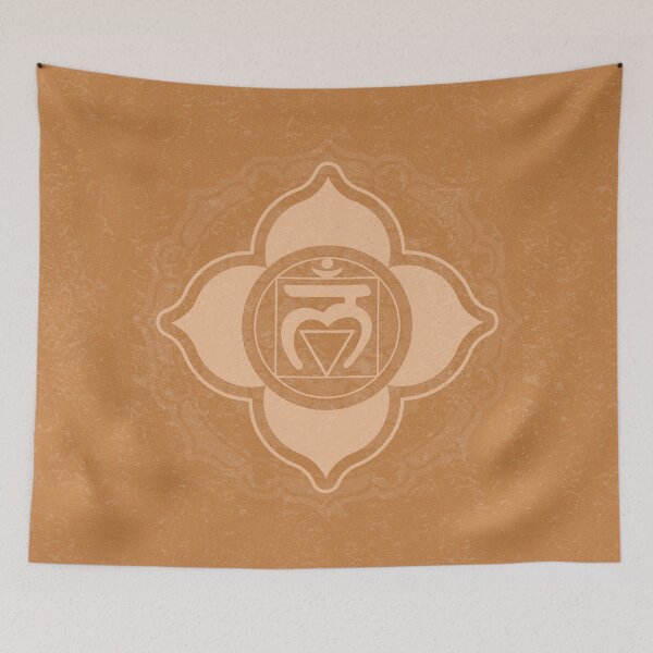 Item preview, Root Chakra Mandala - Rust + Melon designed and sold by Irene Estelle.