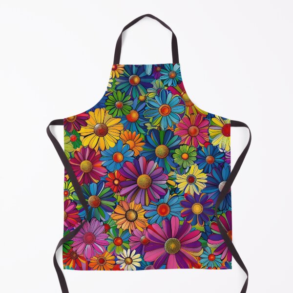 Item preview, Colorful hippie flower print designed and sold by dcrc.