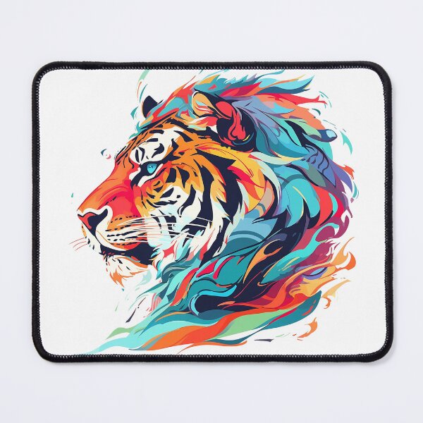 Item preview, tiger head wild animal designed and sold by skateras.