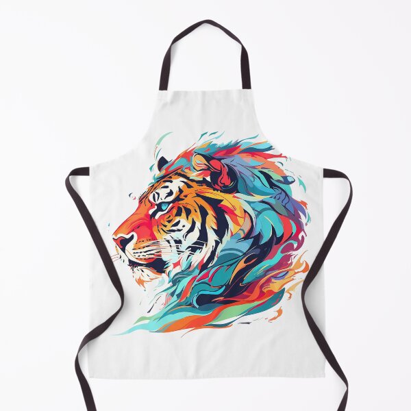 Item preview, tiger head wild animal designed and sold by skateras.