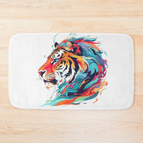 Item preview, tiger head wild animal designed and sold by skateras.