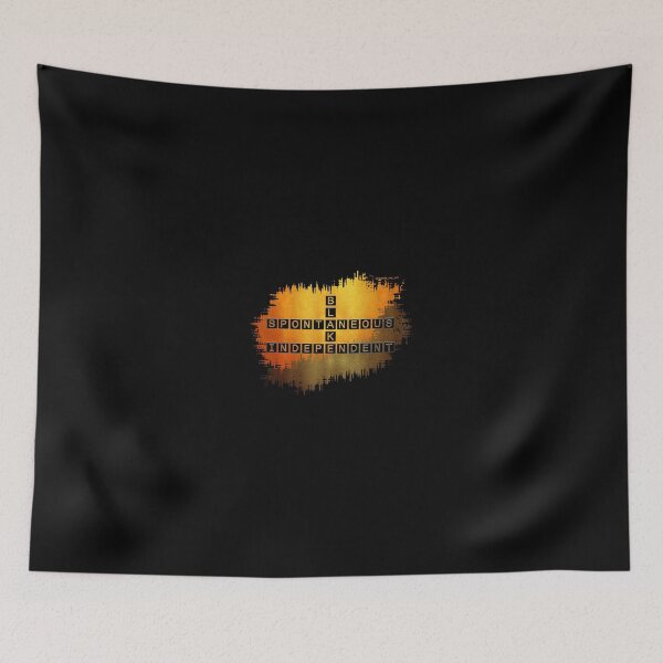 Item preview, Blake Spontaneous Independent Crossword Golden Gold designed and sold by words-my-art.