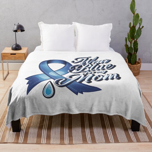Item preview, I Wear Blue For My Mom Colon Cancer Awareness Blue Ribbon designed and sold by najega911.