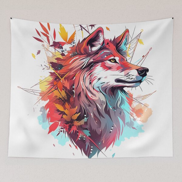 Item preview, wolf head designed and sold by skateras.