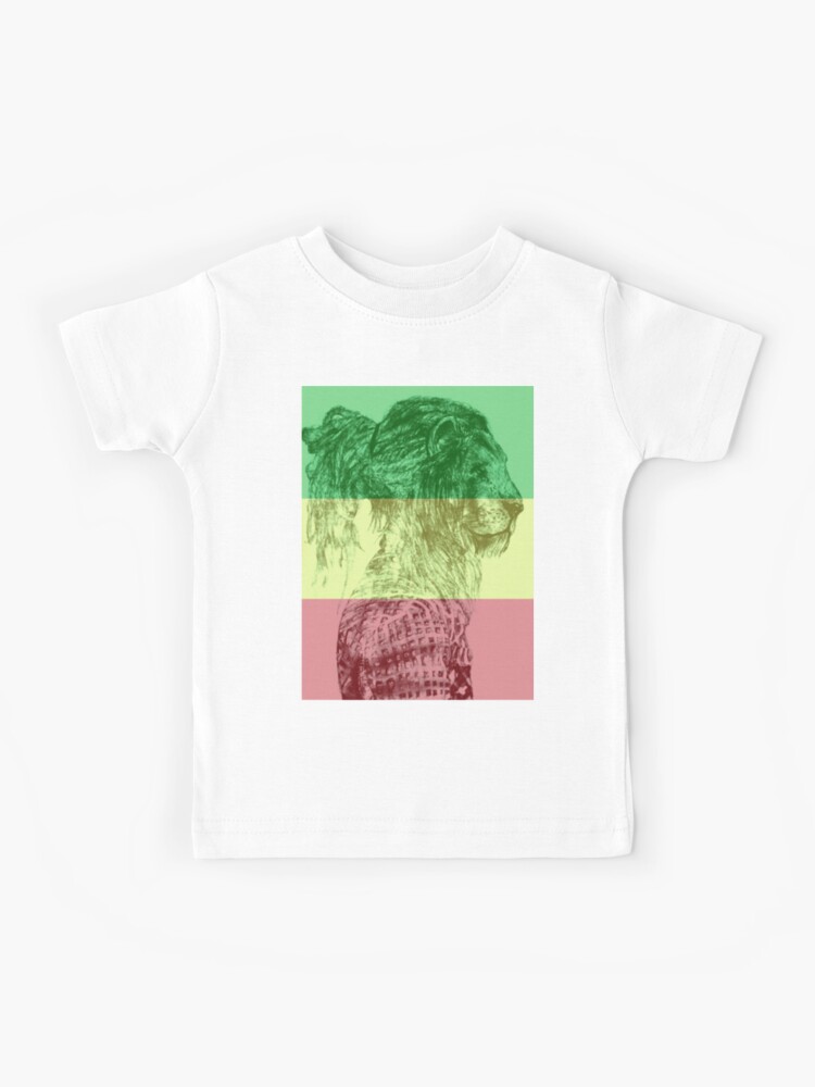Simpatico Rasta Lion Toddler Bambini children's T-Shirt Divertente Regalo Top NUOVA 1-12 anni 