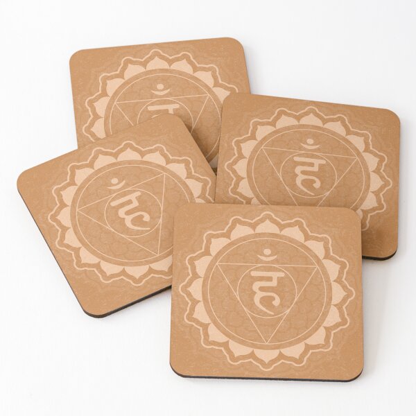 Item preview, Throat Chakra Mandala - Rust + Melon designed and sold by Irene Estelle.