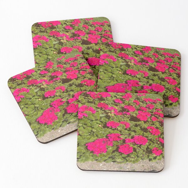 Item preview, Red flower bush at park designed and sold by Beautyqueens Beautys.