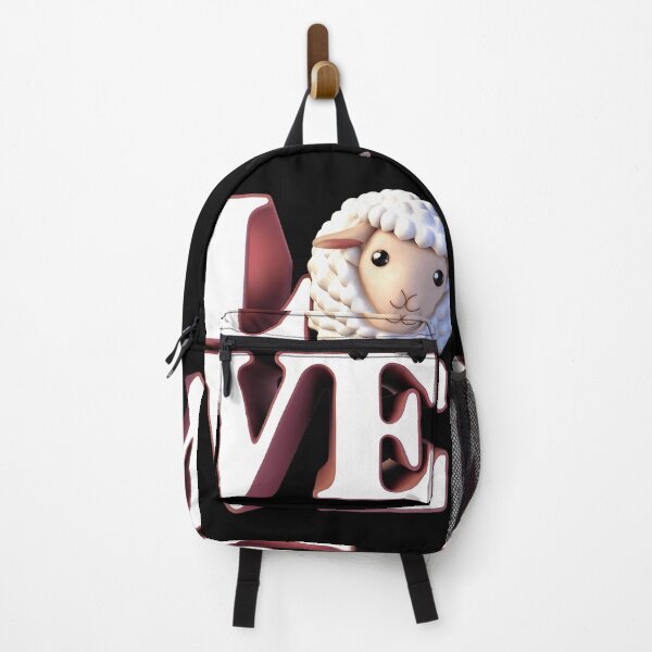 Item preview, I love Sheep Cute Sheep 3d typography art designed and sold by najega911.