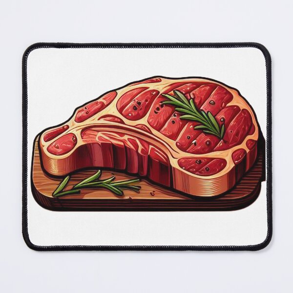 Item preview, Raw Aged Steak with Rosemary On Top designed and sold by nikkolaus.