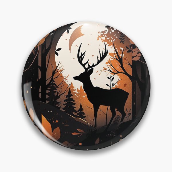 Item preview, deer in forest designed and sold by skateras.