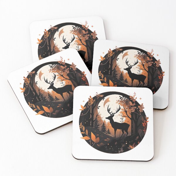 Item preview, deer in forest designed and sold by skateras.