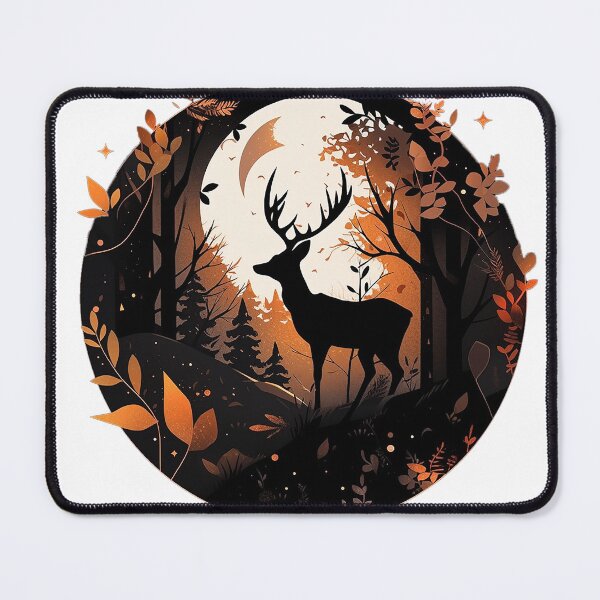 Item preview, deer in forest designed and sold by skateras.