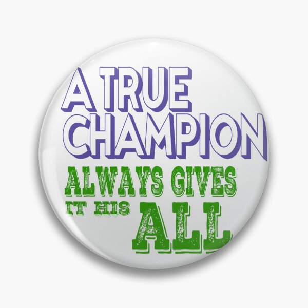 Item preview, A true CHAMPION Motivational quote designed and sold by MechanicalART.