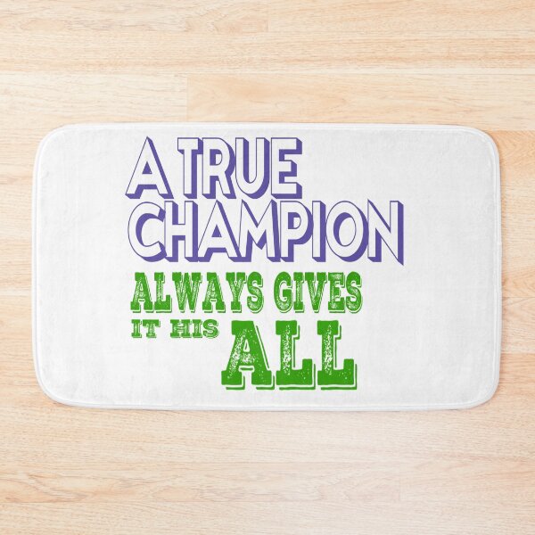 Item preview, A true CHAMPION Motivational quote designed and sold by MechanicalART.