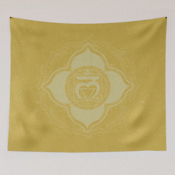 Item preview, Root Chakra Mandala - Saffron + Gold designed and sold by Irene Estelle.