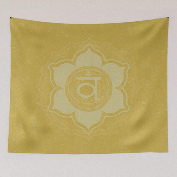 Item preview, Sacral Chakra Mandala - Saffron + Gold designed and sold by Irene Estelle.