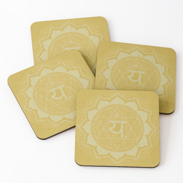Item preview, Heart Chakra Mandala - Saffron + Gold designed and sold by Irene Estelle.